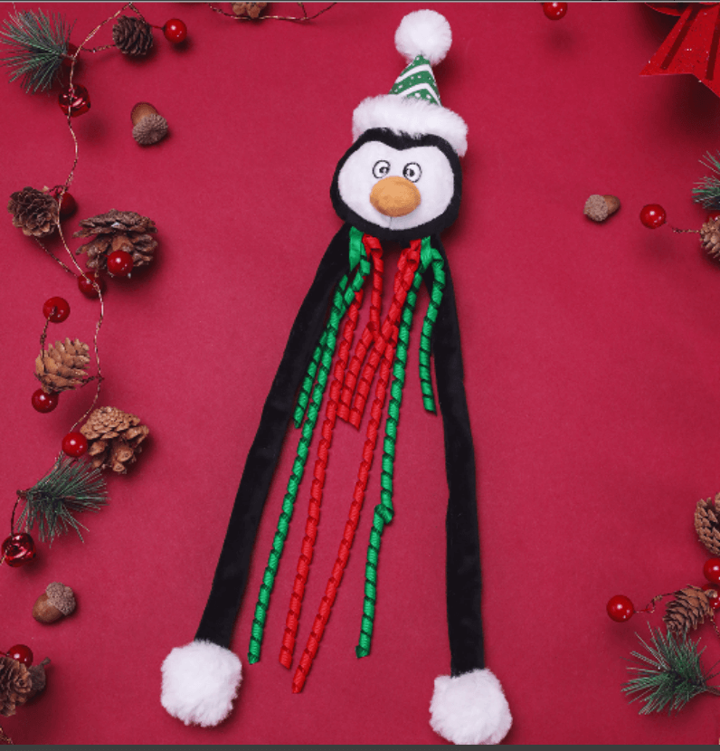 Christmas Penguin Style Cat Teaser Toy - Happy 4 Paws