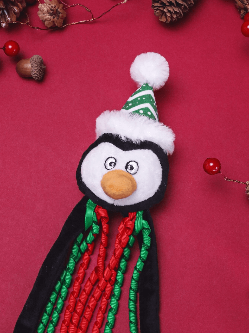 Christmas Penguin Style Cat Teaser Toy - Happy 4 Paws