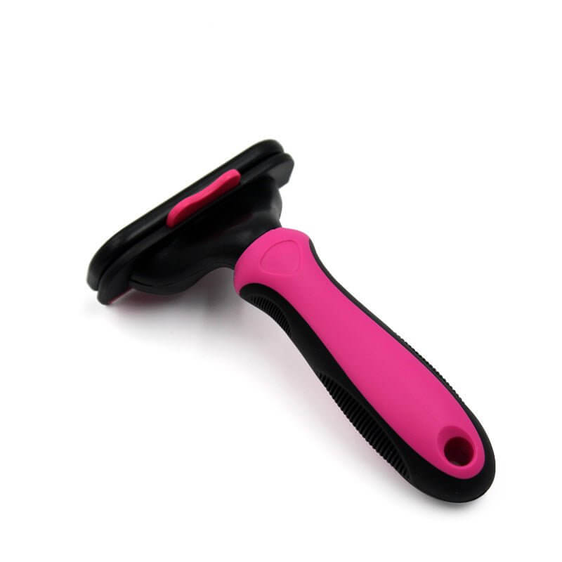 Automatic Pet Hair Removal Knife Comb Medium Size - Happy 4 Paws