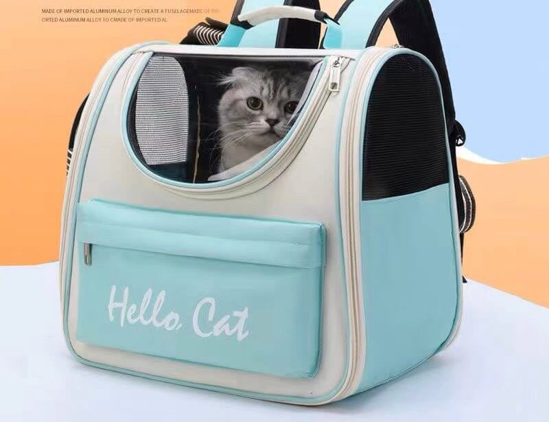 Pet Casual Breathable Container Large Space Cute Carrier Bag For Cats Small Dogs - Happy 4 Paws