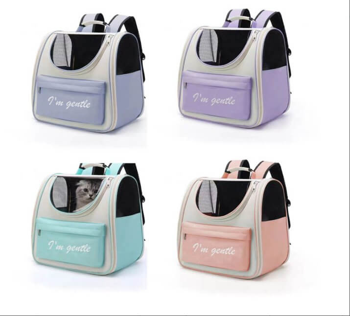 Pet Casual Breathable Container Large Space Cute Carrier Bag For Cats Small Dogs - Happy 4 Paws