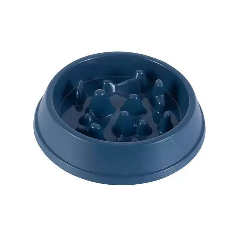 Slow Feeder Dog Food Bowl Interactive Puzzle Pan - Happy 4 Paws