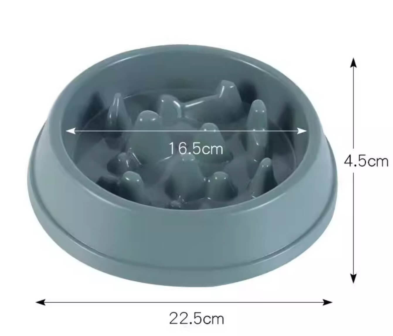 Slow Feeder Dog Food Bowl Interactive Puzzle Pan - Happy 4 Paws