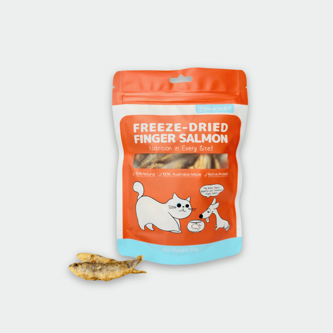 Pawcket Freeze-Dried Finger Salmon - Raw Cat & Dog Treats