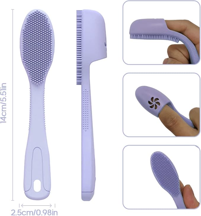 Silicone Finger Toothbrush for Dogs & Cats - Gentle Dental Care