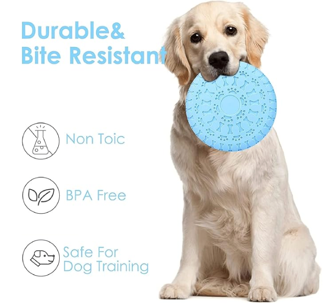 Silicone Flying Disc for Dogs - Durable, Soft, and Fun Fetch Toy