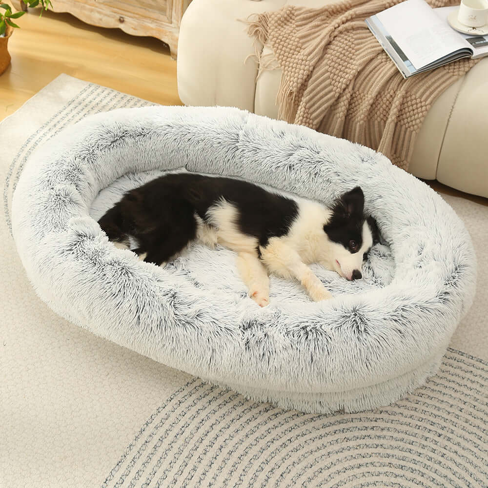 Stylish Plush Pet Bed - Cozy and Durable Pet Bed for Dogs and Cats