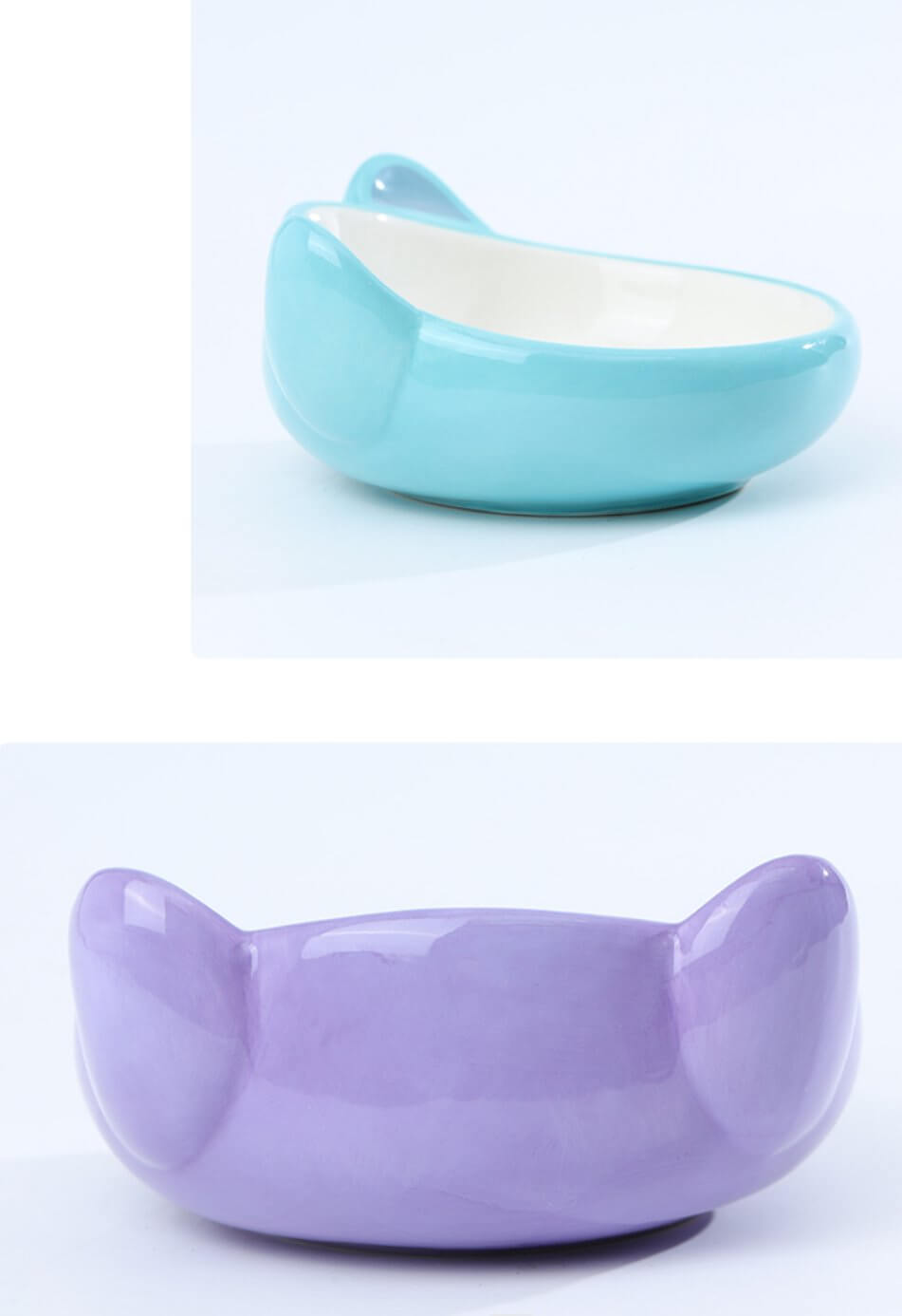 Cartoon Print Ceramic Food and Water Bowl For Dog and Cat - Happy 4 Paws