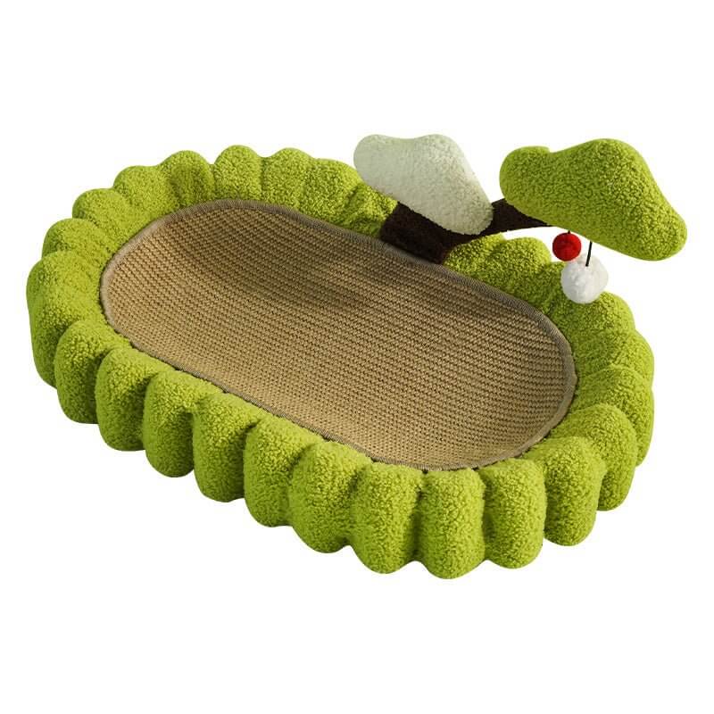 Cat Scratcher Cat Pad Bed Scratching Board Sisal Bowl - Happy 4 Paws