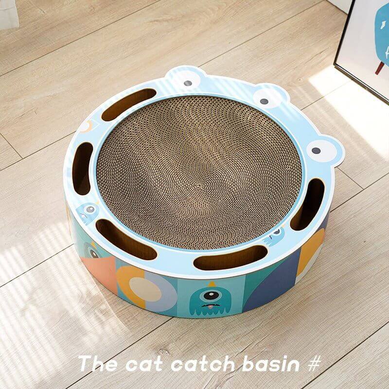 Cute Monster Cat Scratcher - Happy 4 Paws