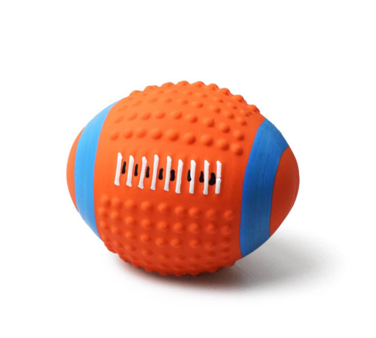 Dog Chew Toy Rugby Sound Training Ball - Happy 4 Paws