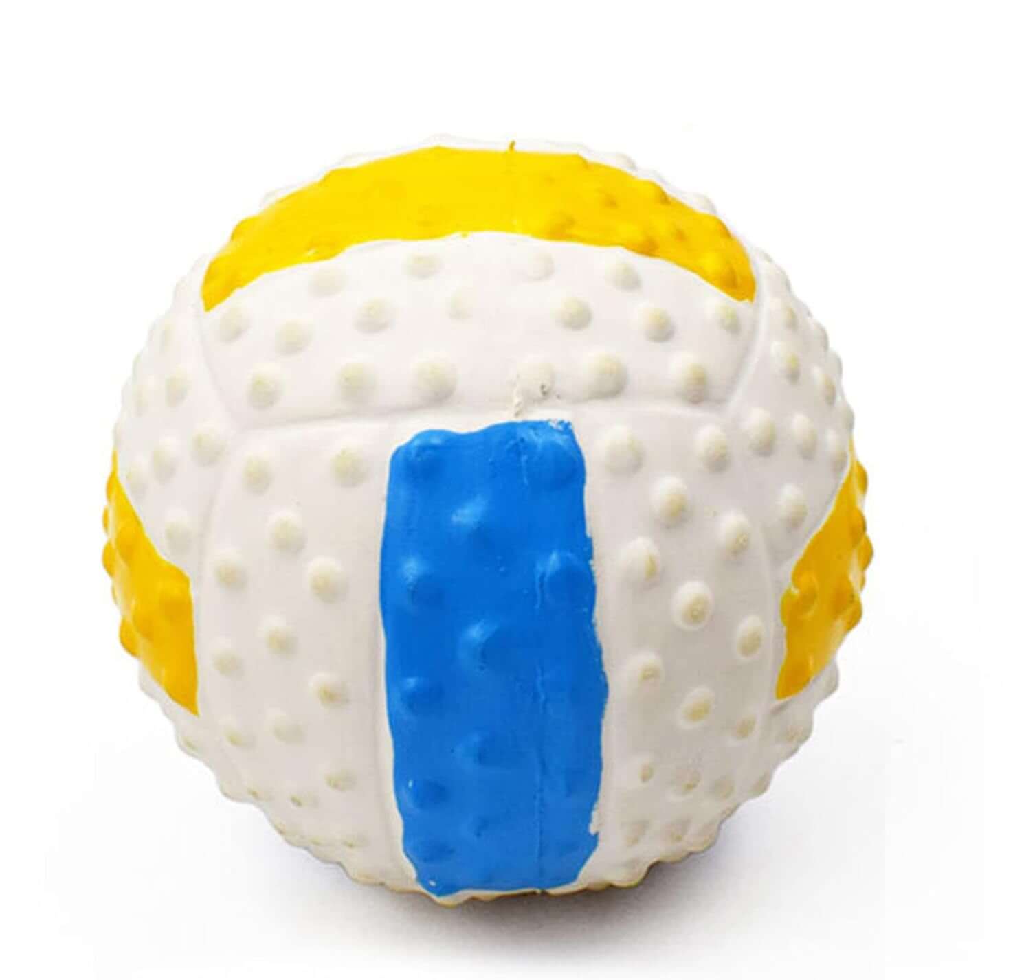 Dog Chew Toy Volleyball Sound Training Ball - Happy 4 Paws