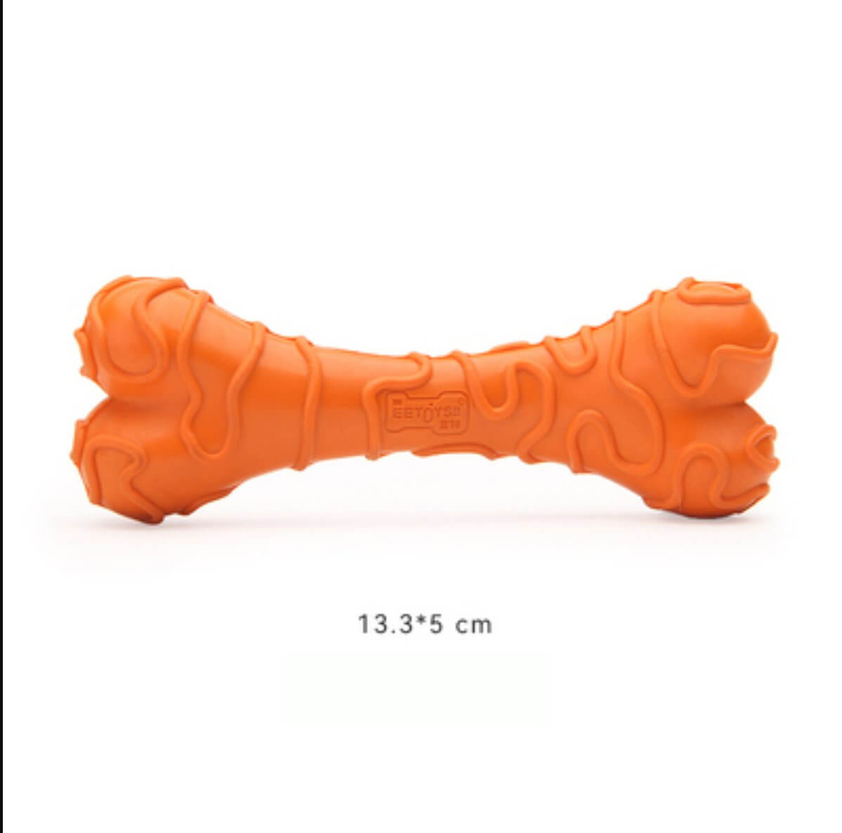 Dog Rubber Bone Chew Toys For Interactive Play - Happy 4 Paws