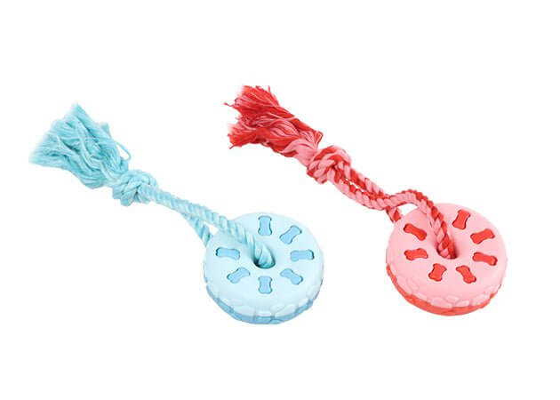 Dog Toy Tire Knot Floating Ball for Fetch (Mix Colors) - Happy 4 Paws