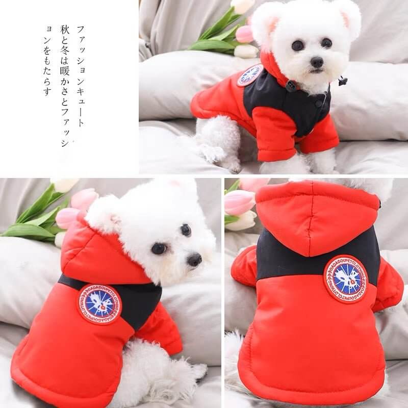 Dog Warm Jacket Winter Coat 4 Colors - Happy 4 Paws