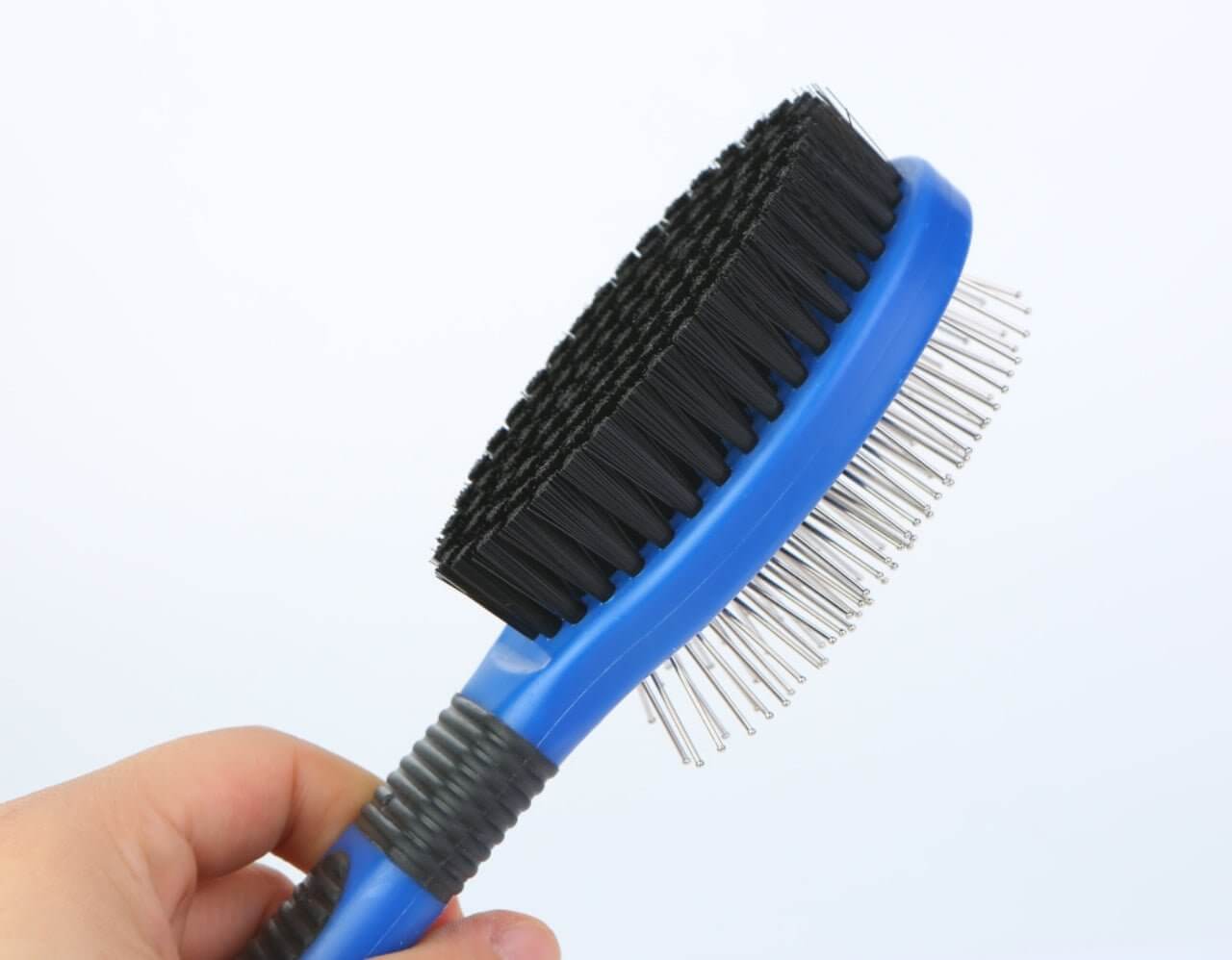 Double Sided Pet Grooming Brush Hair Removal Comb for Dogs Cats - Happy 4 Paws