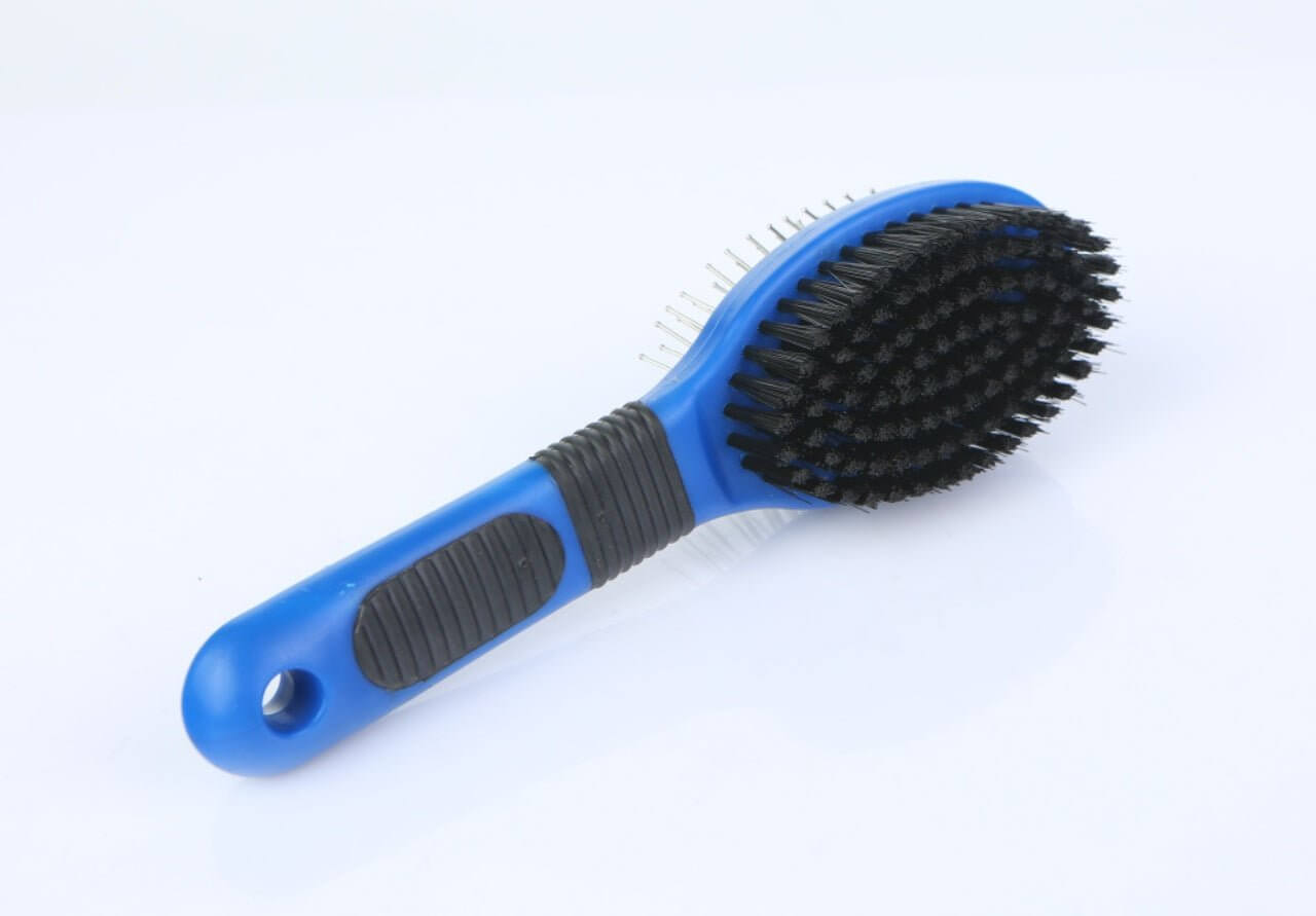 Double Sided Pet Grooming Brush Hair Removal Comb for Dogs Cats - Happy 4 Paws