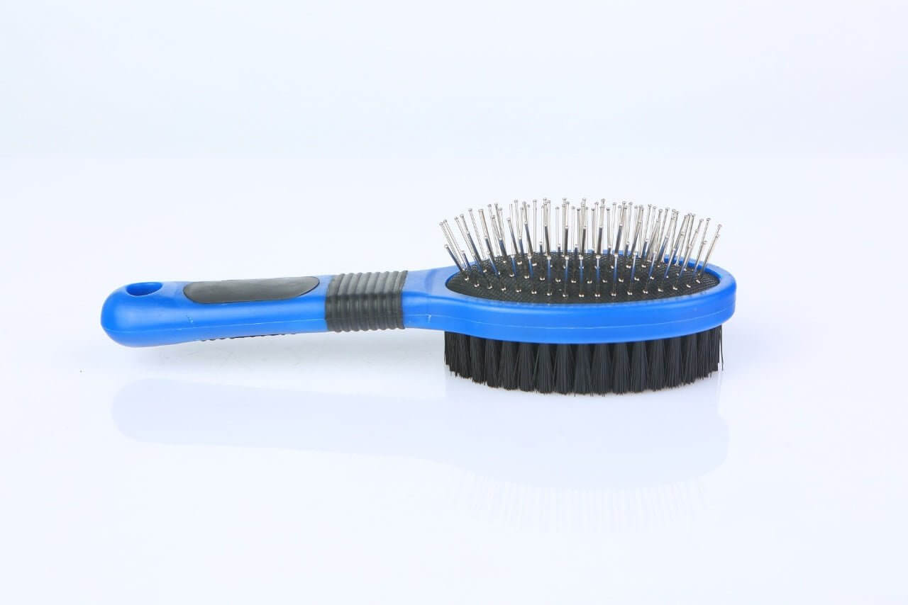 Double Sided Pet Grooming Brush Hair Removal Comb for Dogs Cats - Happy 4 Paws