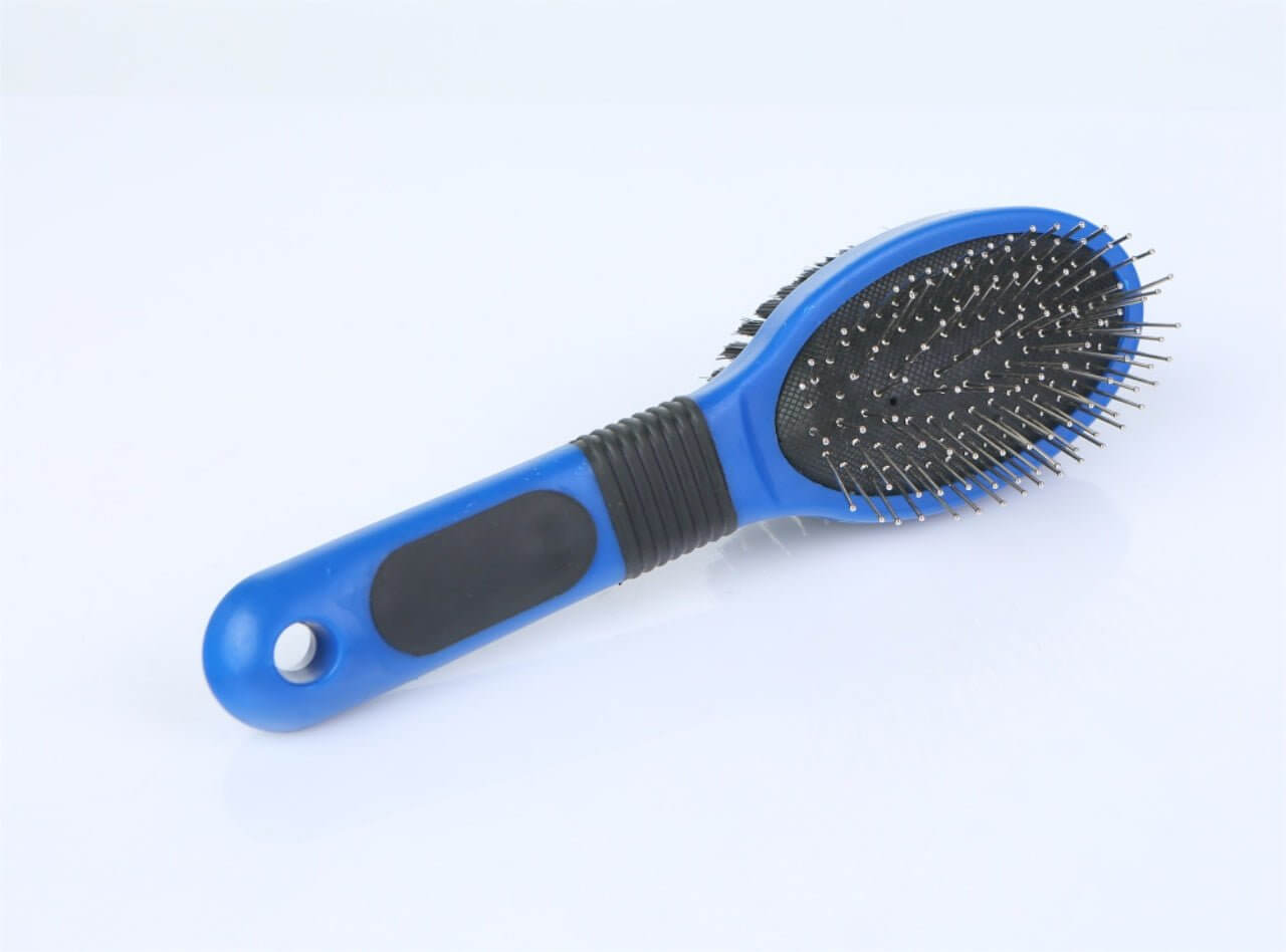 Double Sided Pet Grooming Brush Hair Removal Comb for Dogs Cats - Happy 4 Paws