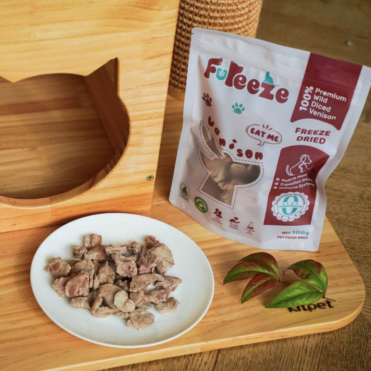 Freeze Dried Venison By Fureeze™ 100g - Happy 4 Paws