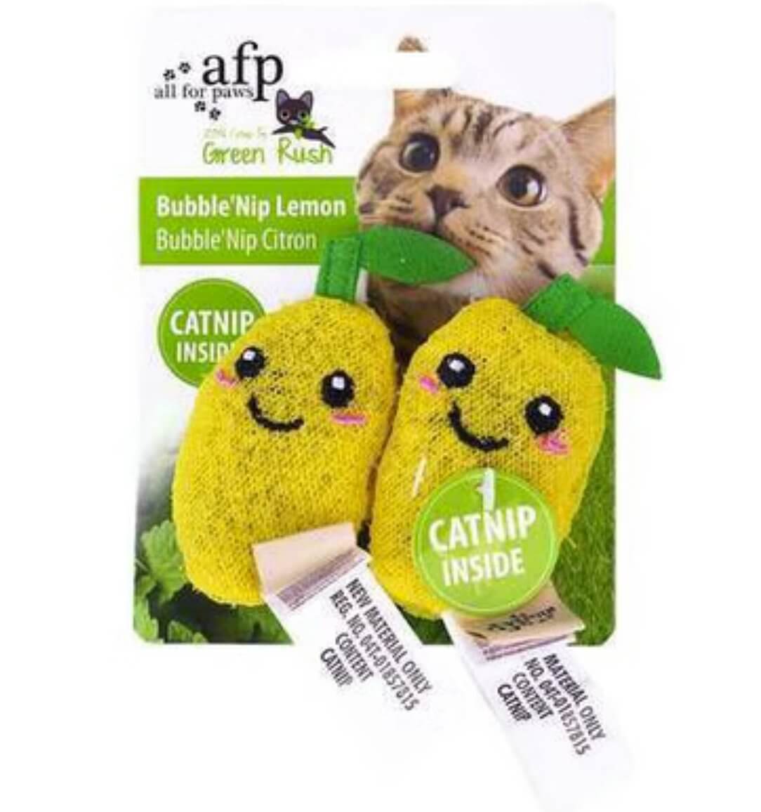 Fruits & Vegetables Cat Chew Catnip Toys Multi Choices - Happy 4 Paws