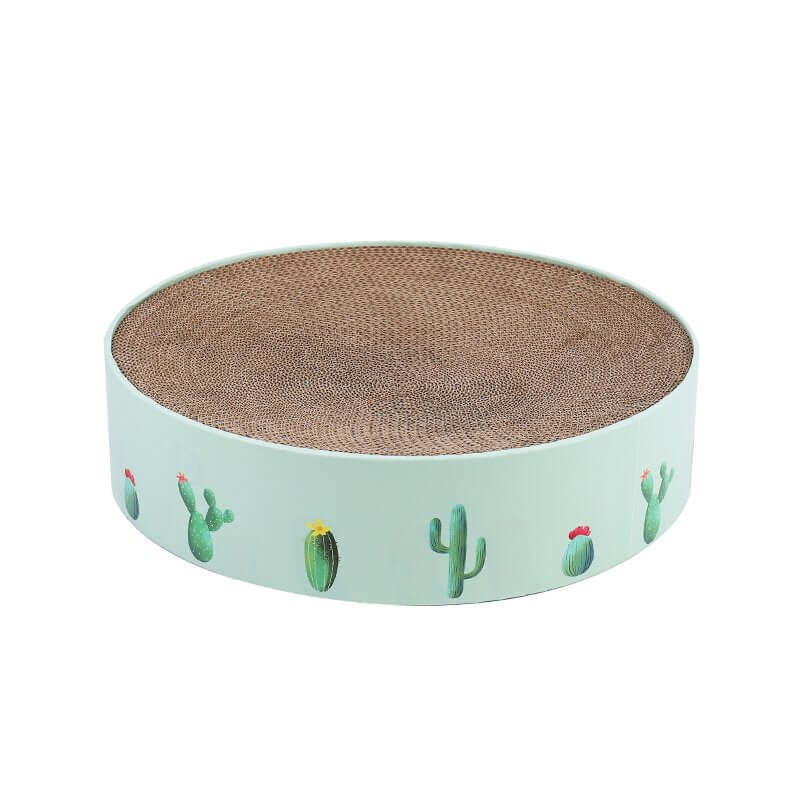 Green Cactus Pattern Cat Paw Scratcher - Happy 4 Paws