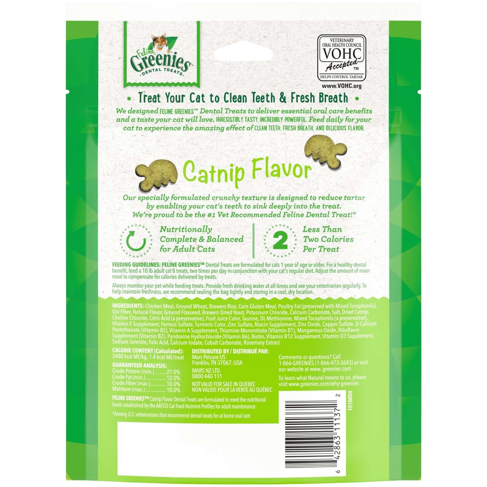 Greenies Cat Treat Catnip 130g - Happy 4 Paws