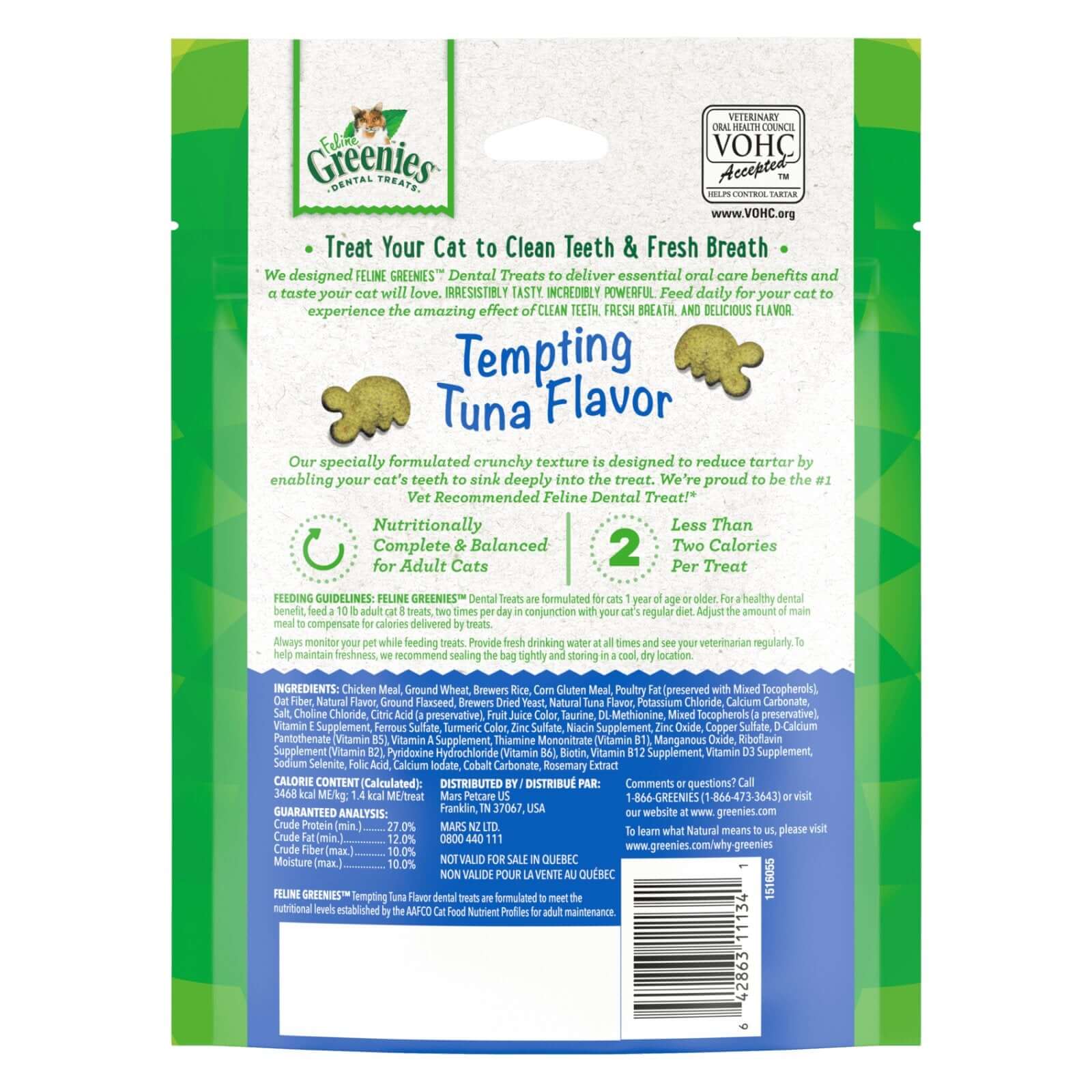 Greenies Cat Treat Tuna 130g - Happy 4 Paws