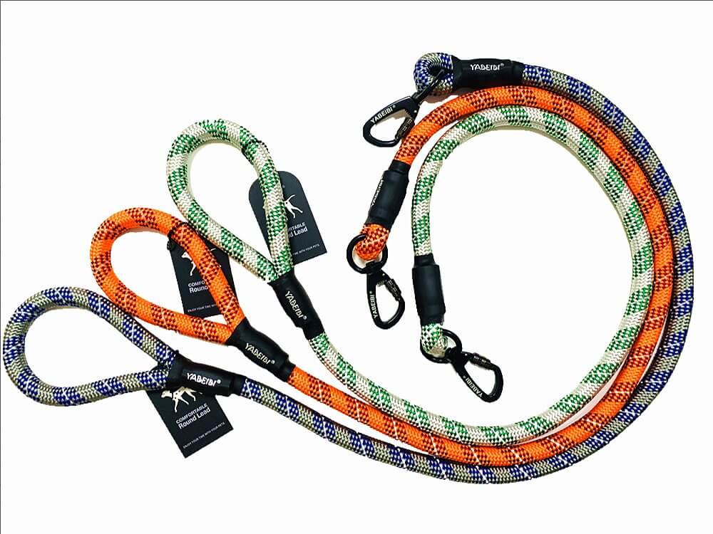 Heavy Duty Nylon Dog Leash With Reflective Threads For All Breeds Dog - Happy 4 Paws