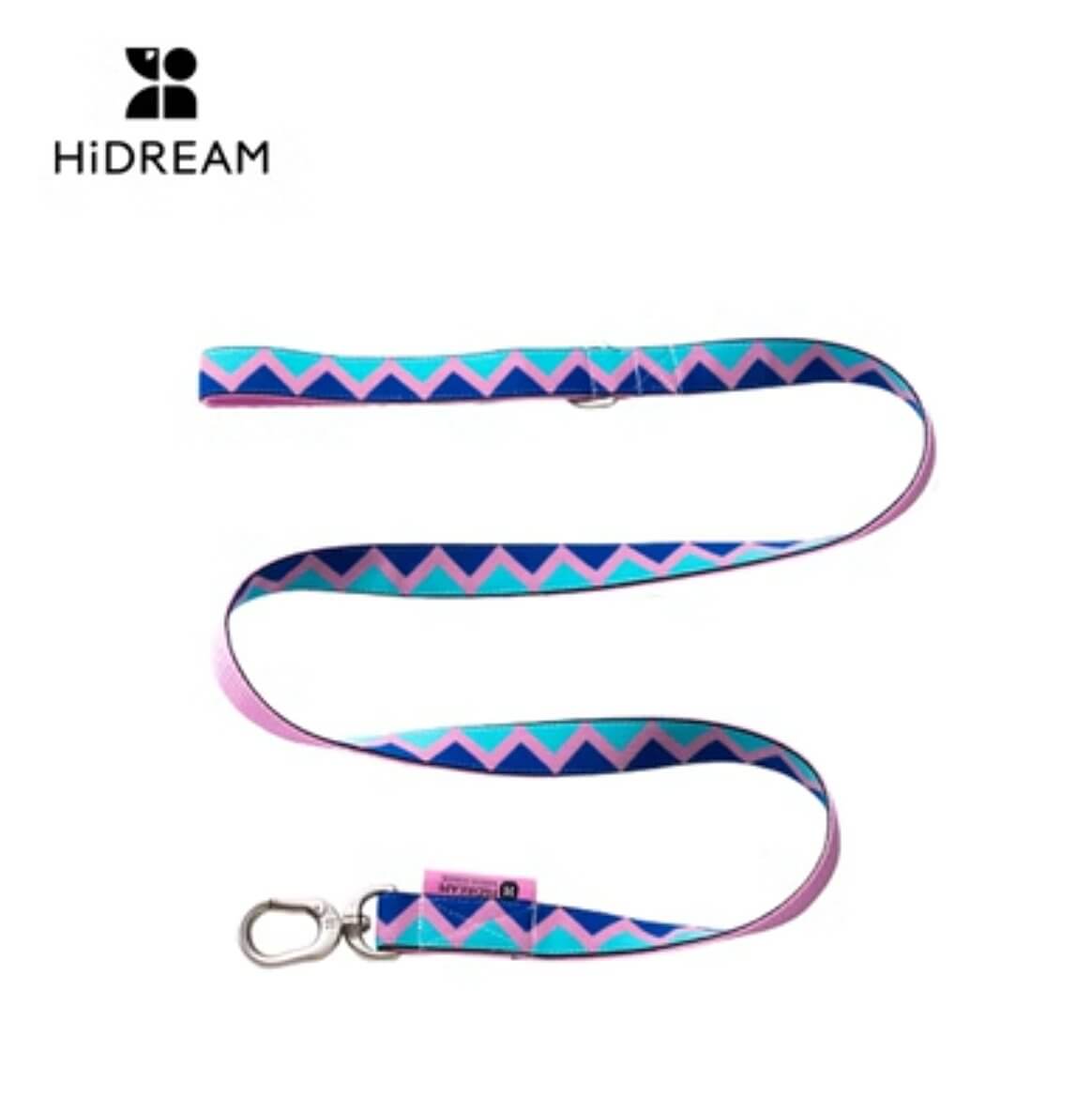 HiDREAM Durable Nylon Dog Pink Leash & Collar for Medium Large Dogs - Happy 4 Paws