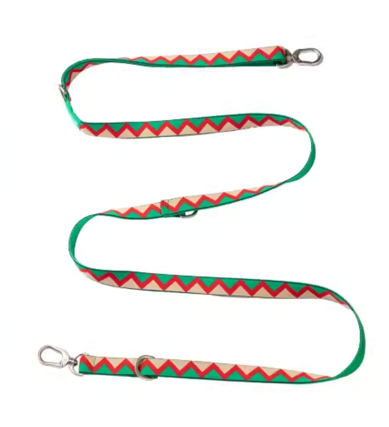 HiDREAM Durable Rainbow Multi - functional 210cm Nylon Dog Leash for Small Medium Large Dogs - Happy 4 Paws