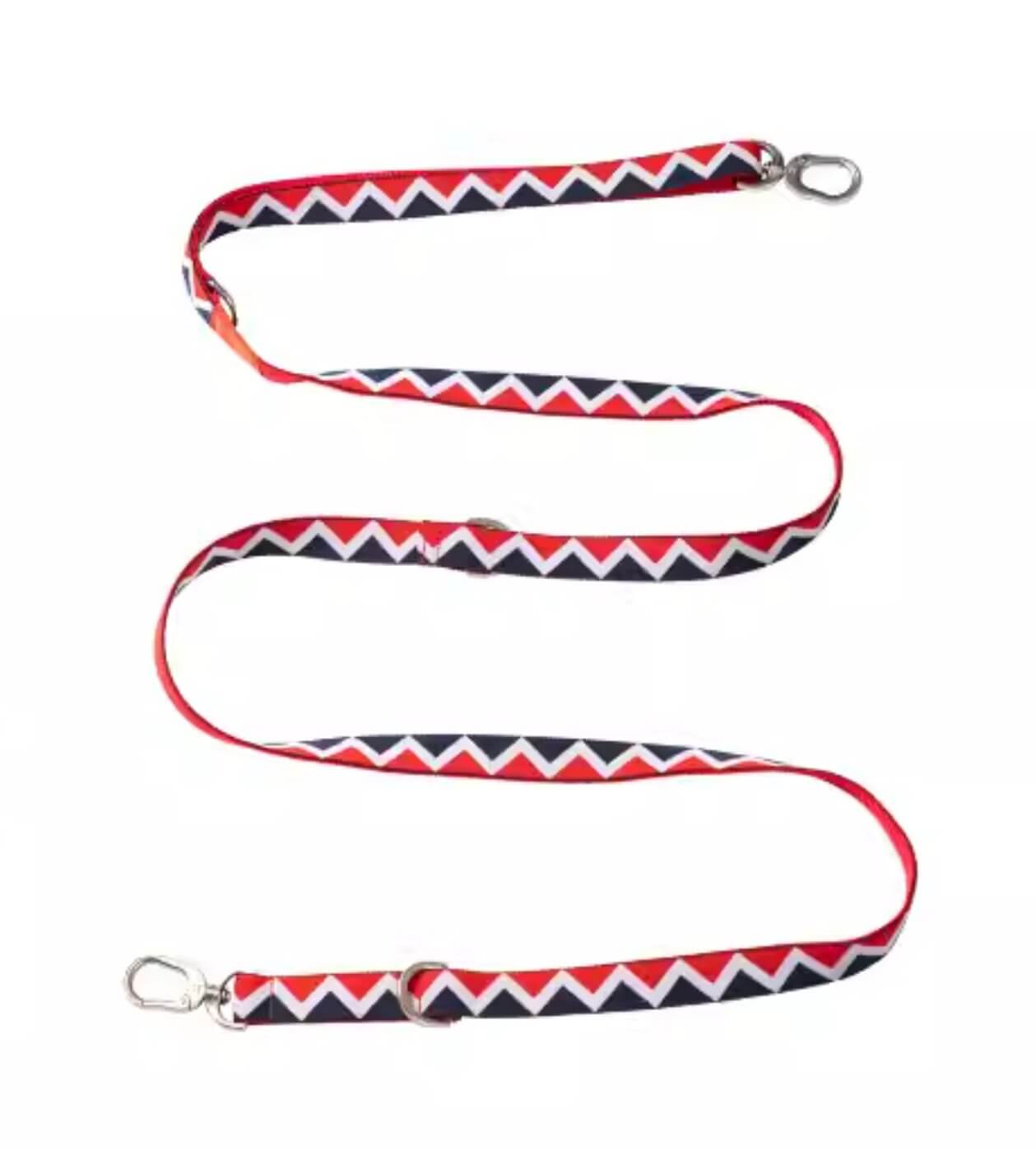 HiDREAM Durable Rainbow Multi - functional 210cm Nylon Dog Leash for Small Medium Large Dogs - Happy 4 Paws