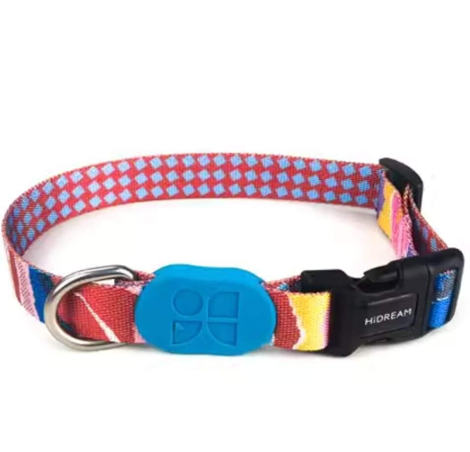 HiDREAM Light & Fashion Multi Styles Nylon Dog Collar for All Size Dogs - Happy 4 Paws