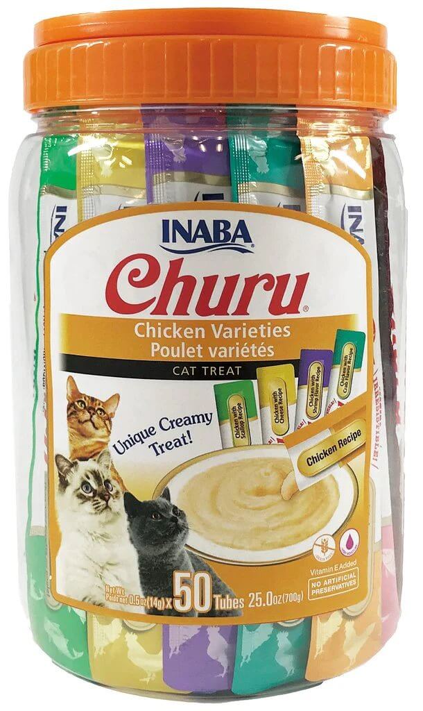 INABA Cat Churu Puree Chicken Varieties - Happy 4 Paws