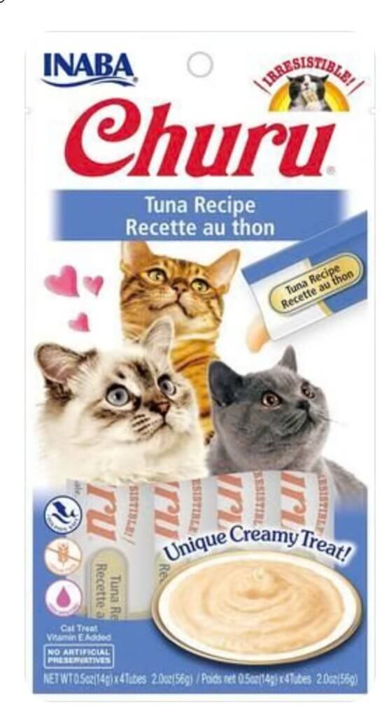 INABA Cat Churu Puree Tuna 56G - Happy 4 Paws