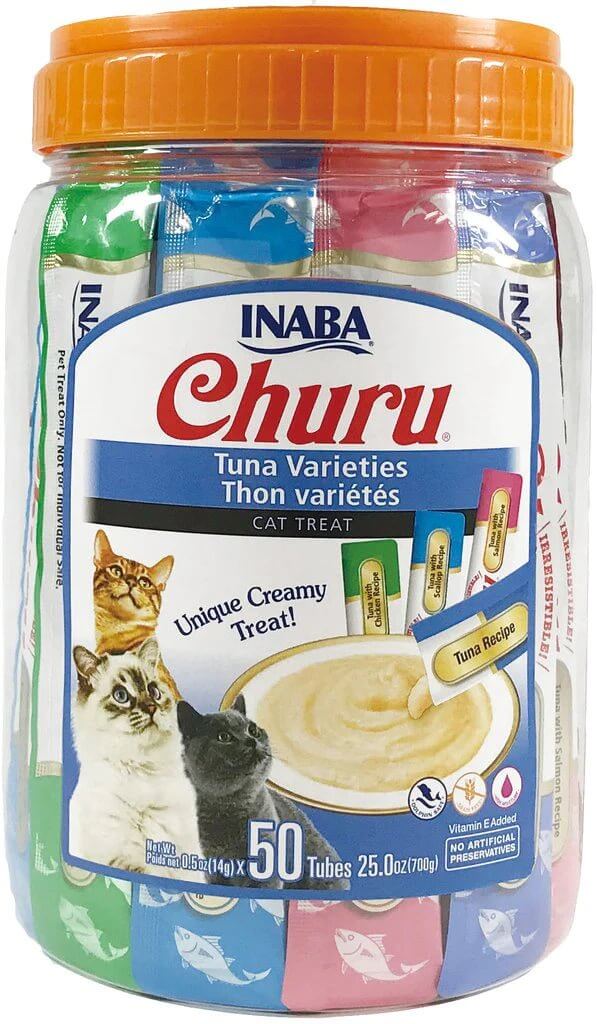 INABA Cat Churu Puree Tuna Varieties - Happy 4 Paws