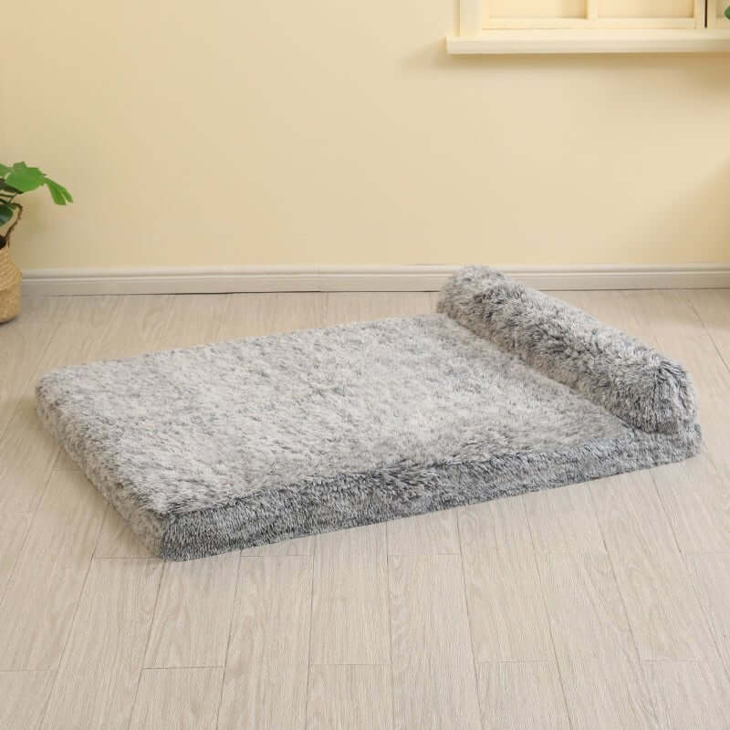 Luxurious Plush Washable Dog Beds with Removable Cover 91*68*15 CM - Happy 4 Paws