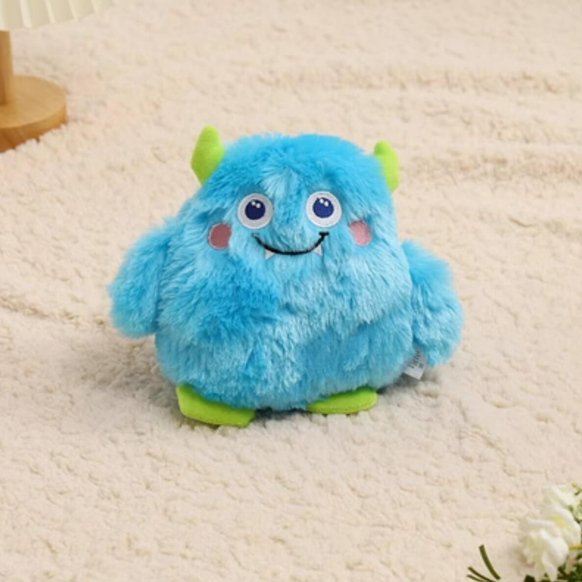 Mixed Style Monster Stuffed Plush Squeaky Toy for Small Medium Dogs - Happy 4 Paws