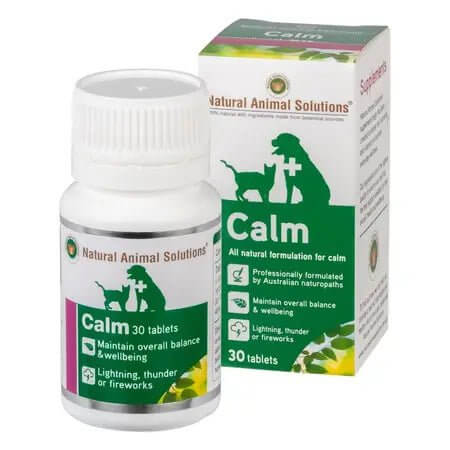 Natural Animal Solutions CALM 30Tablets - Happy 4 Paws