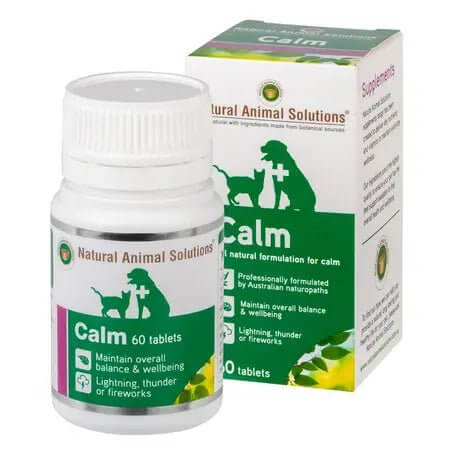 Natural Animal Solutions CALM 60Tablets - Happy 4 Paws