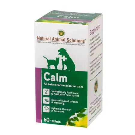 Natural Animal Solutions CALM 60Tablets - Happy 4 Paws