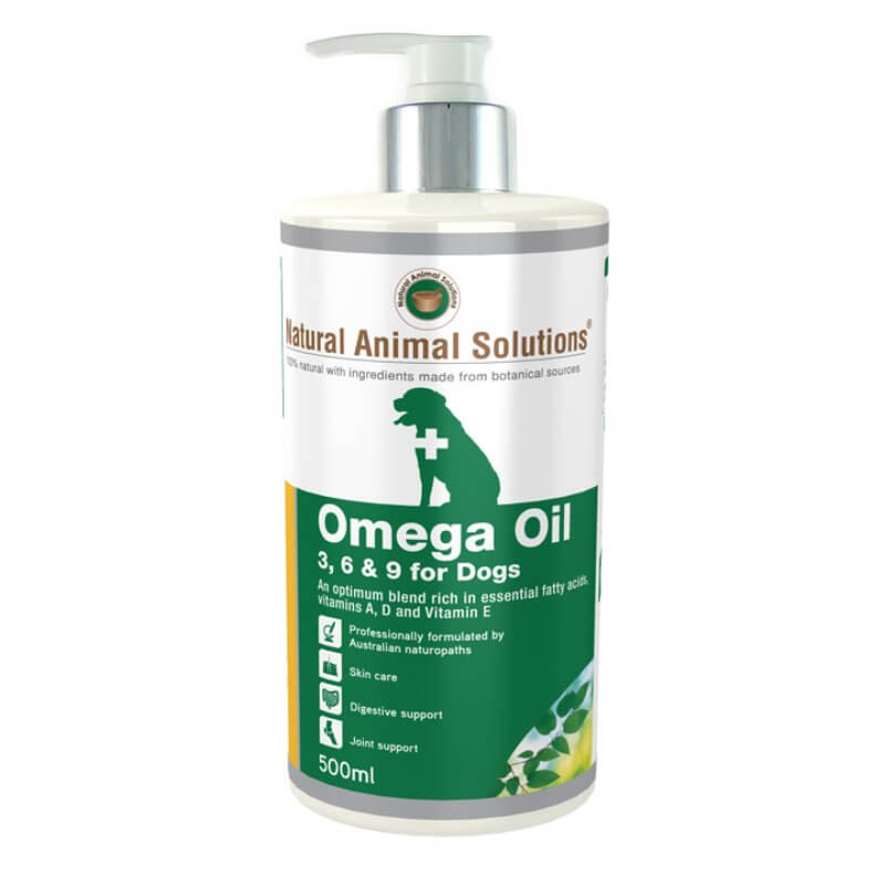 Natural Animal Solutions Dog Omega Oil 500ml - Happy 4 Paws