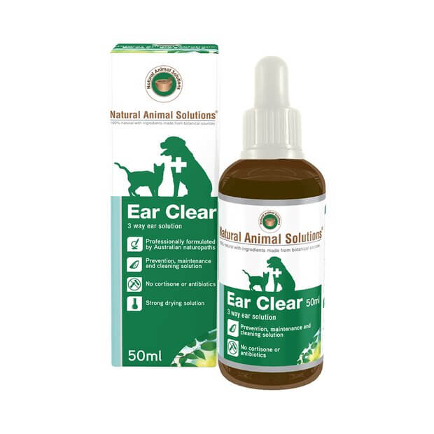 Natural Animal Solutions Ear Clear 50ml - Happy 4 Paws