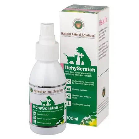 Natural Animal Solutions Itchy Scratch 100ml - Happy 4 Paws