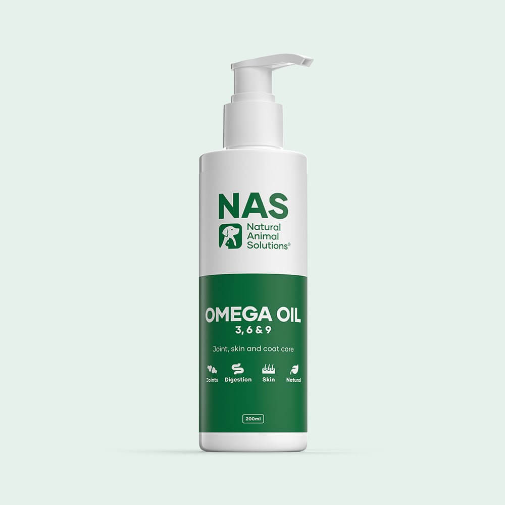 Natural Animal Solutions Omega 3 6 & 9 Oil For Dogs & Cats 200ml - Happy 4 Paws