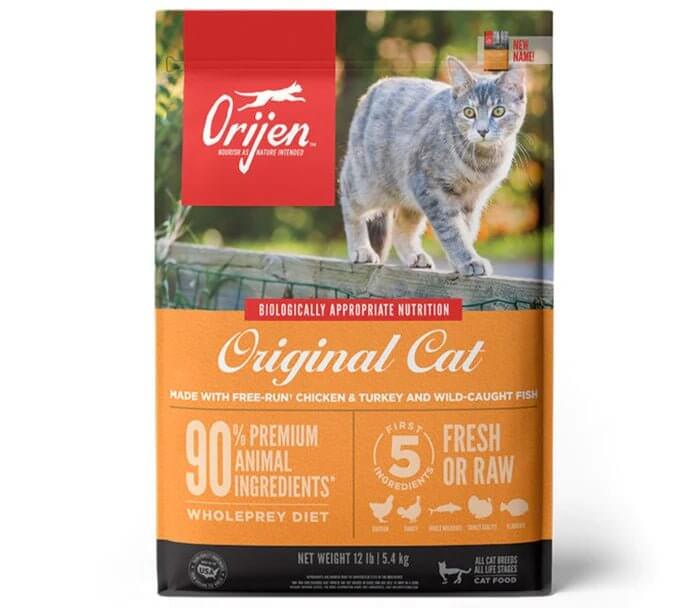 ORIJEN Biologically Appropriate Cat And Kitten Dry Cat Food 5.45kg - Happy 4 Paws