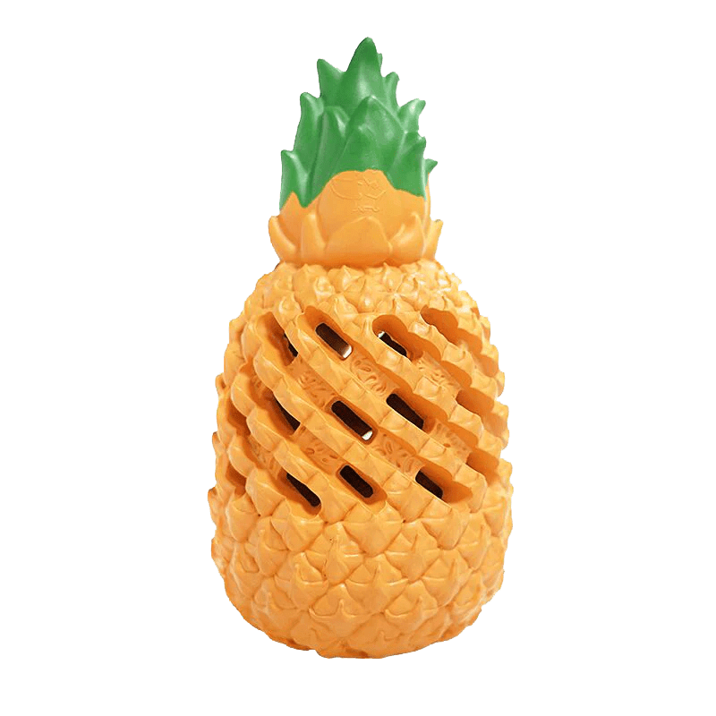 PETOPIA Ultra Tough Dog Toy Pawsome Pineapple Mini for Puppy Small Dogs - Happy 4 Paws