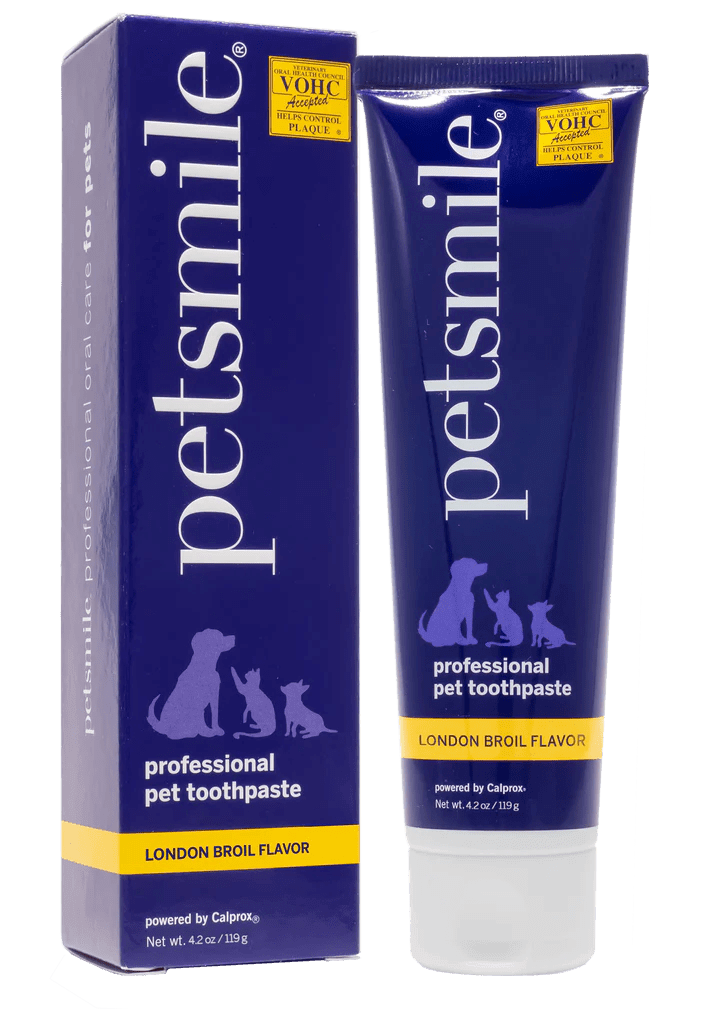 PETSMILE London Broil Flavor Pet Toothpaste Large 119g - Happy 4 Paws