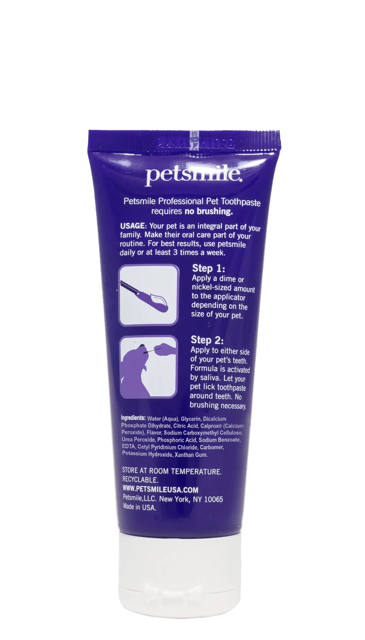 PETSMILE Small 2.5oz London Broil Flavor Pet Toothpaste - Happy 4 Paws