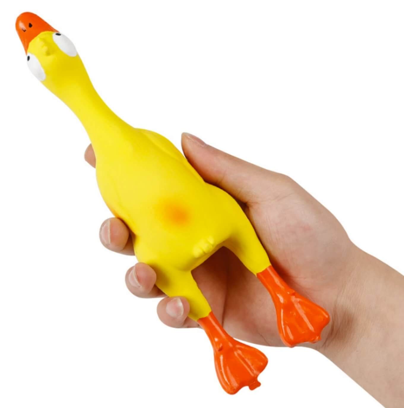 Rubber Duck Squeaky Latex Toy For Small Medium Large Dogs